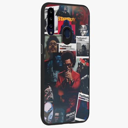 The Weeknd Glass Case upright view showcasing bold music themed artwork with contemporary artistic style.