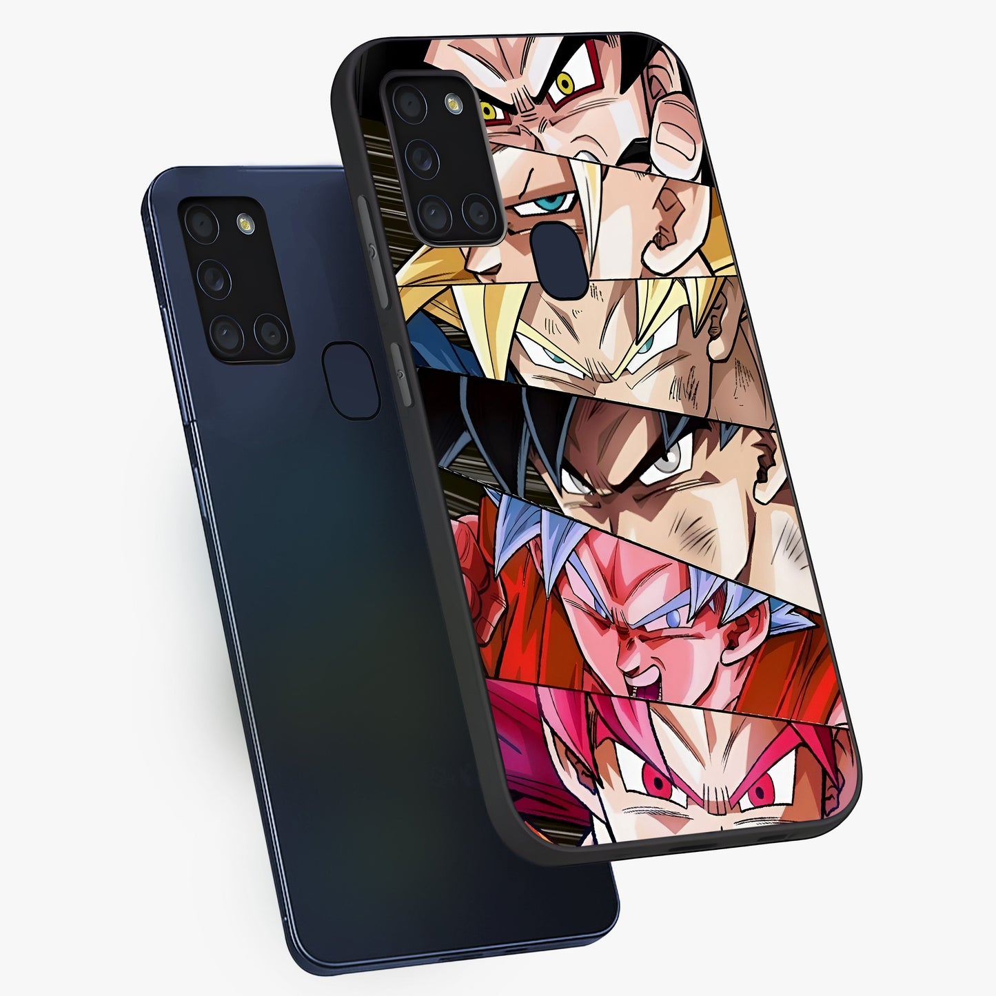 Anime Character Glass Case displayed in angled mockup highlighting colorful anime character illustration.
