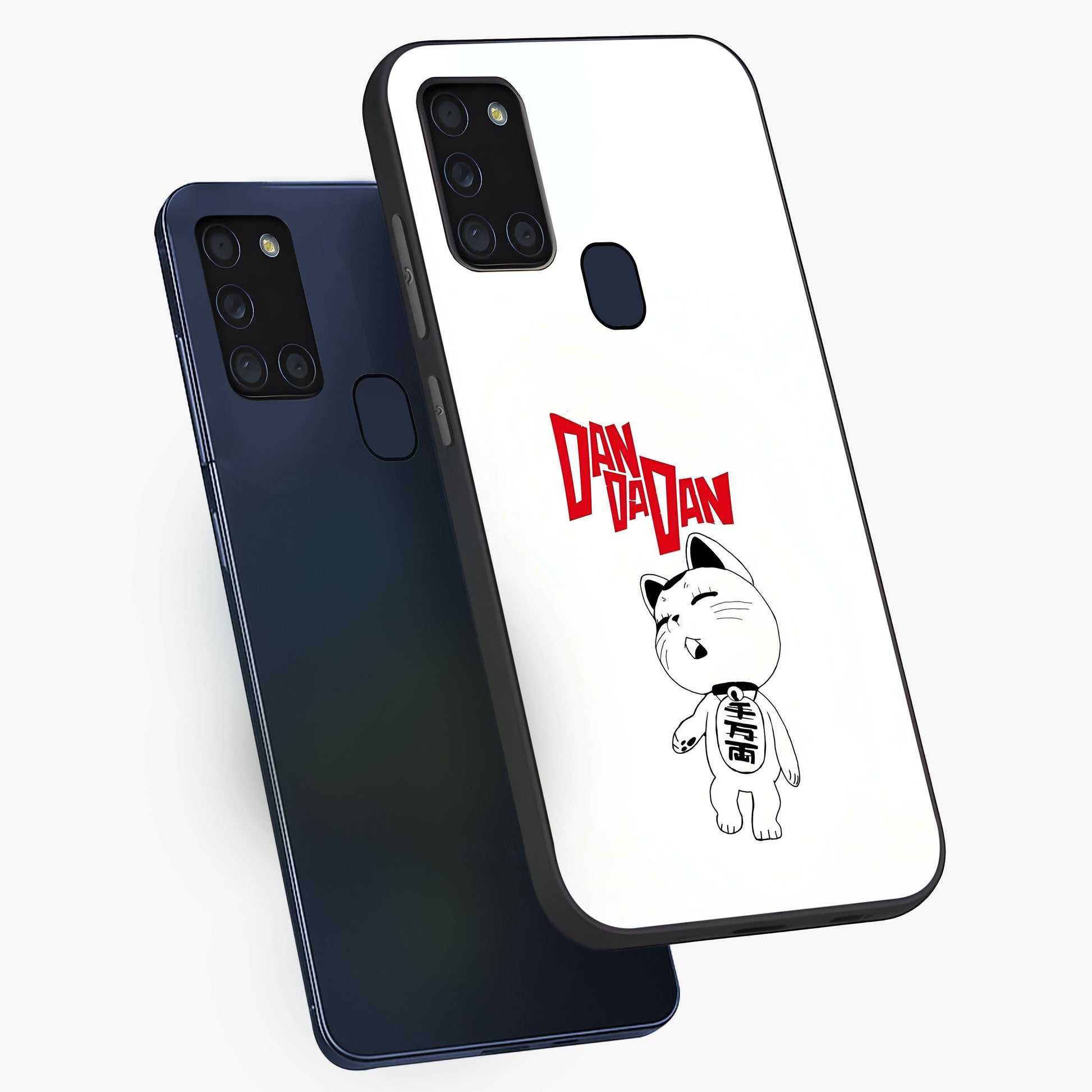 Playful Spirit Charm Glass Case displayed in angled mockup highlighting lively decorative design with playful aesthetic style.