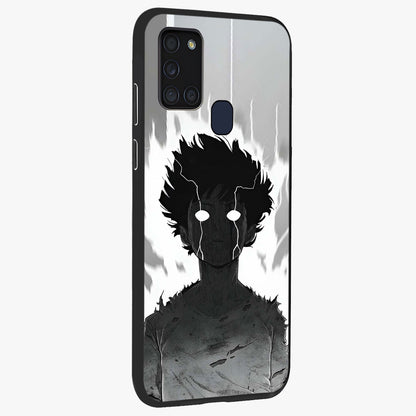 Awakened Inner Rage Glass Case upright view showcasing dramatic artwork with strong expressive aesthetic.
