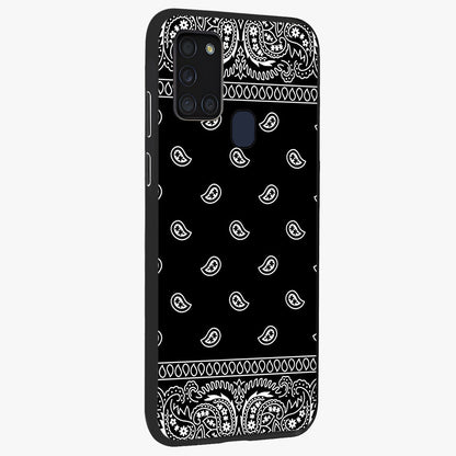 Retro Rebel Threads Glass Case upright view showcasing stylish vintage artwork with bold retro theme.