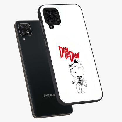 Playful Spirit Charm Glass Case displayed in angled mockup highlighting lively decorative design with playful aesthetic style.