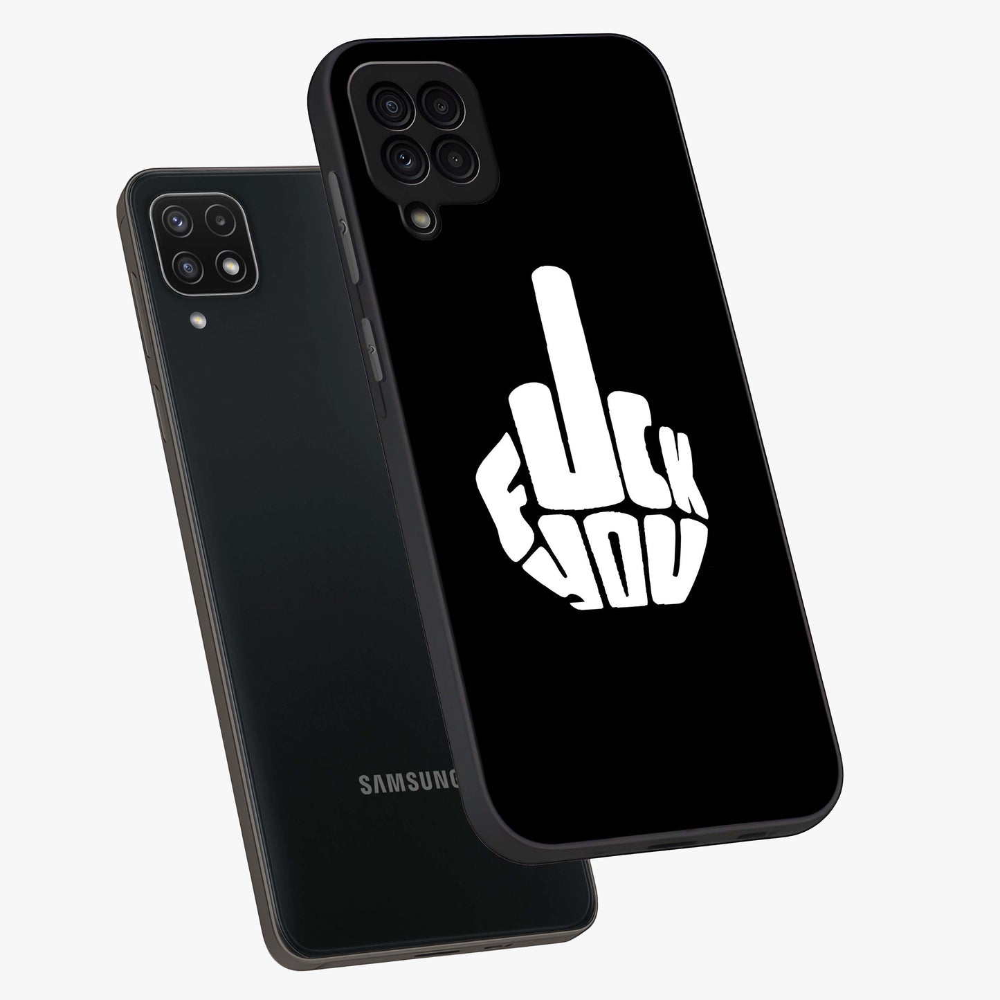 Rebel Mode On Glass Case displayed in angled mockup highlighting edgy text design with modern street aesthetic.
