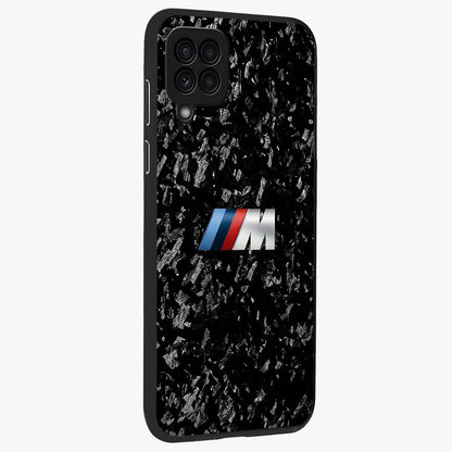 Carbon Speed Mark Glass Case upright view showcasing modern carbon speed graphic with bold automotive theme.