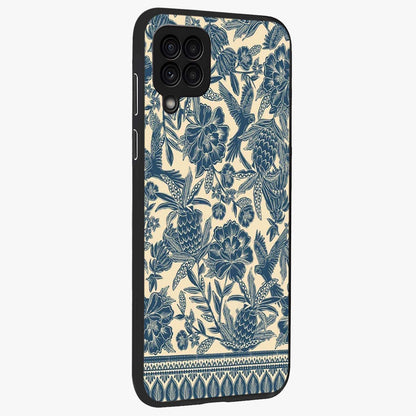 Heirloom Wild Bloom Glass Case upright view showcasing delicate wildflower artwork with timeless floral theme.