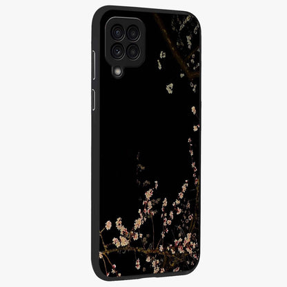 Petal Moon Light With Custom Name Glass Case upright view showcasing elegant floral moon artwork with personalized aesthetic.