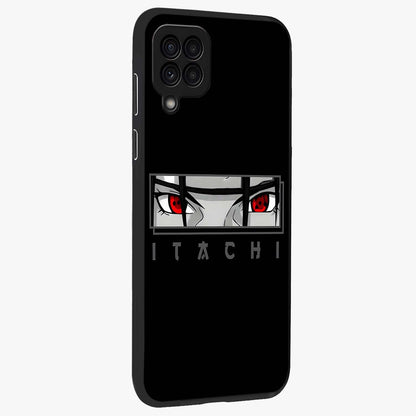 Scarlet Gaze Dominance Glass Case upright view showcasing powerful dramatic artwork with dominant artistic theme.
