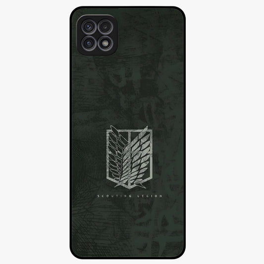 Wings Of Freedom Glass Case showing flat back view with symbolic wings artwork and glossy glass finish.