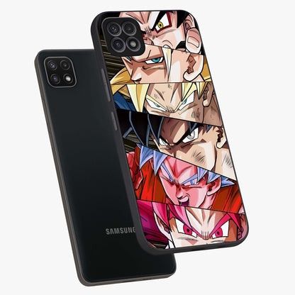 Anime Character Glass Case displayed in angled mockup highlighting colorful anime character illustration.