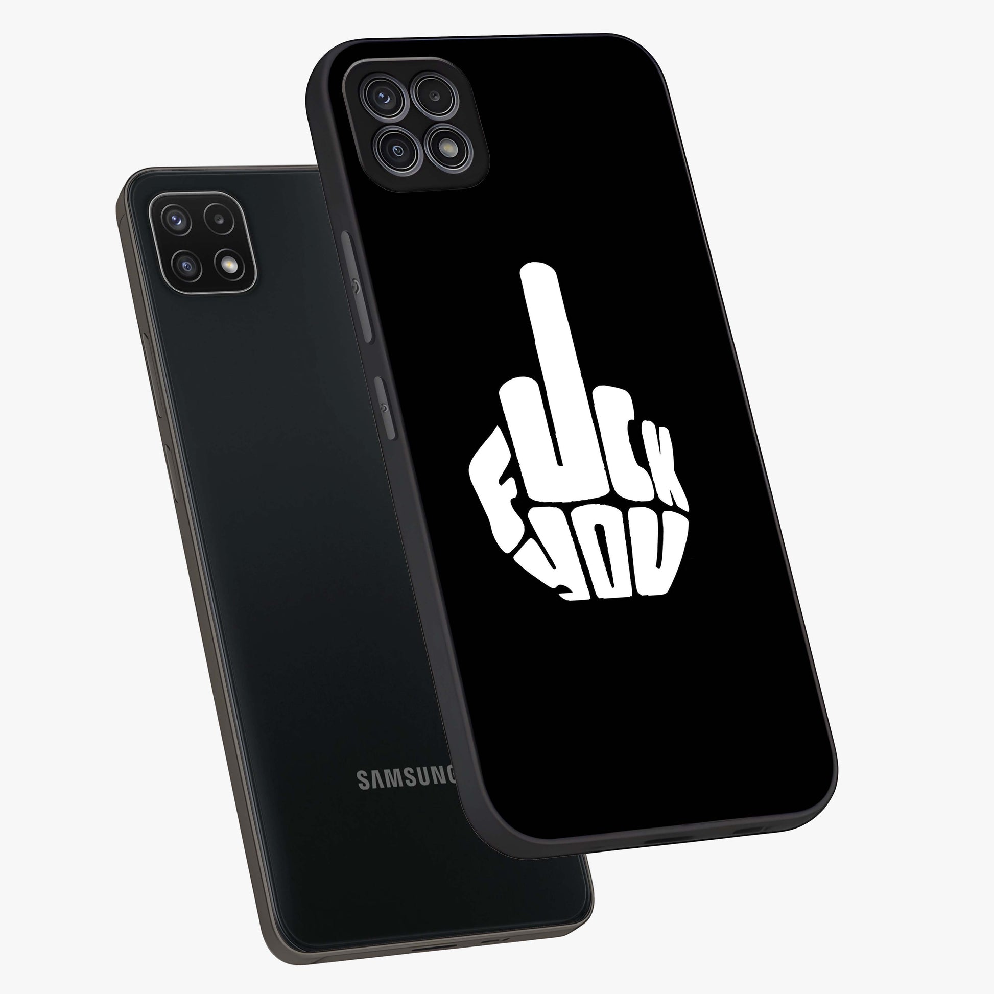 Rebel Mode On Glass Case displayed in angled mockup highlighting edgy text design with modern street aesthetic.