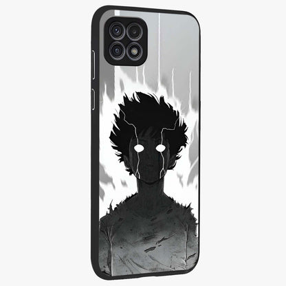 Awakened Inner Rage Glass Case upright view showcasing dramatic artwork with strong expressive aesthetic.