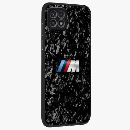 Carbon Speed Mark Glass Case upright view showcasing modern carbon speed graphic with bold automotive theme.