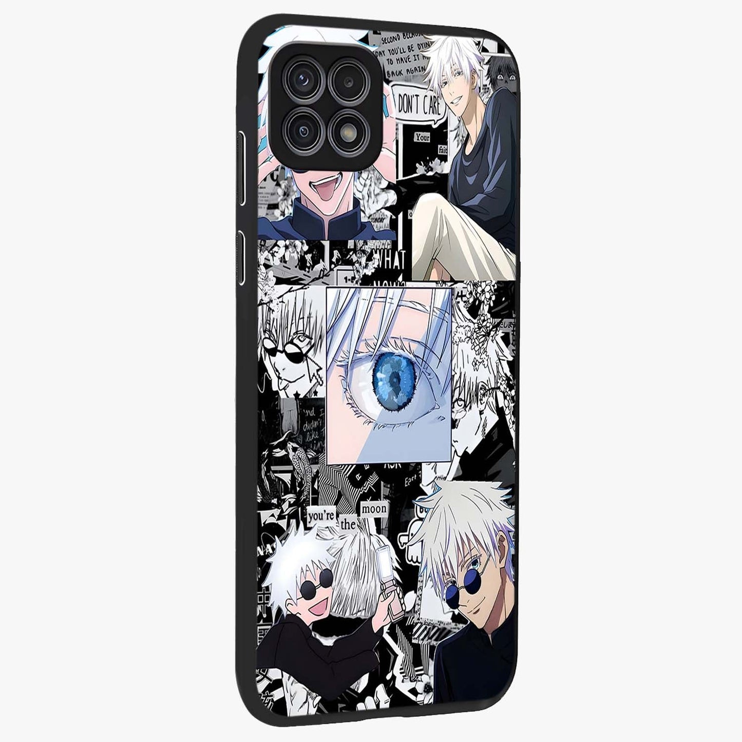 Infinity Sorcerer Chaos Glass Case upright view showcasing dramatic sorcerer artwork with chaotic mystical theme.