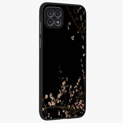Petal Moon Light With Custom Name Glass Case upright view showcasing elegant floral moon artwork with personalized aesthetic.