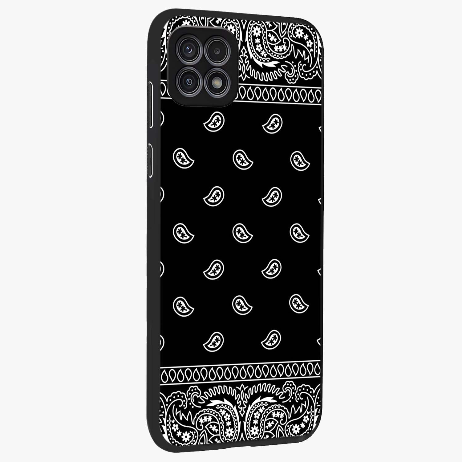 Retro Rebel Threads Glass Case upright view showcasing stylish vintage artwork with bold retro theme.