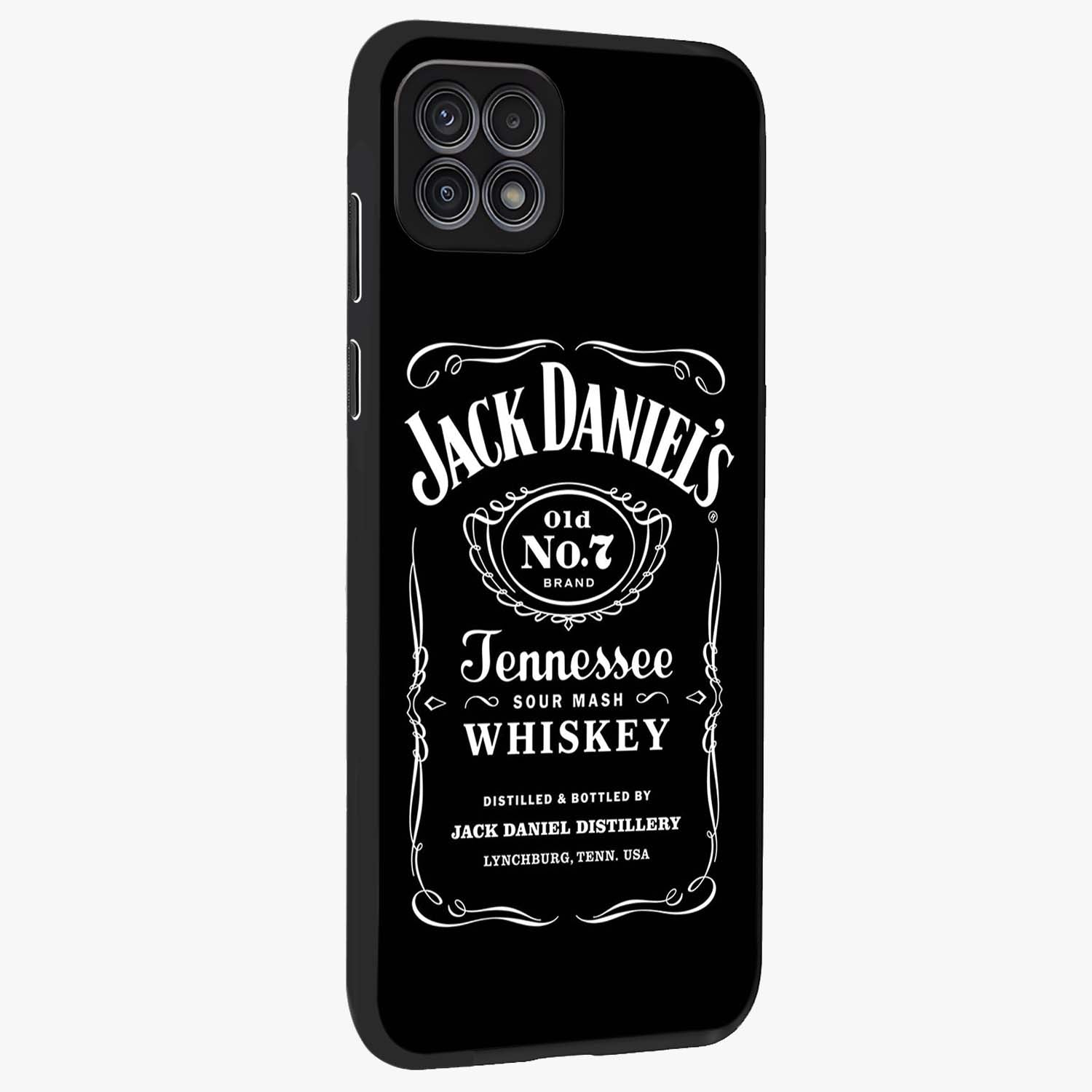 Vintage Whiskey Heritage Glass Case upright view showcasing stylish vintage whiskey artwork with timeless bar culture theme.