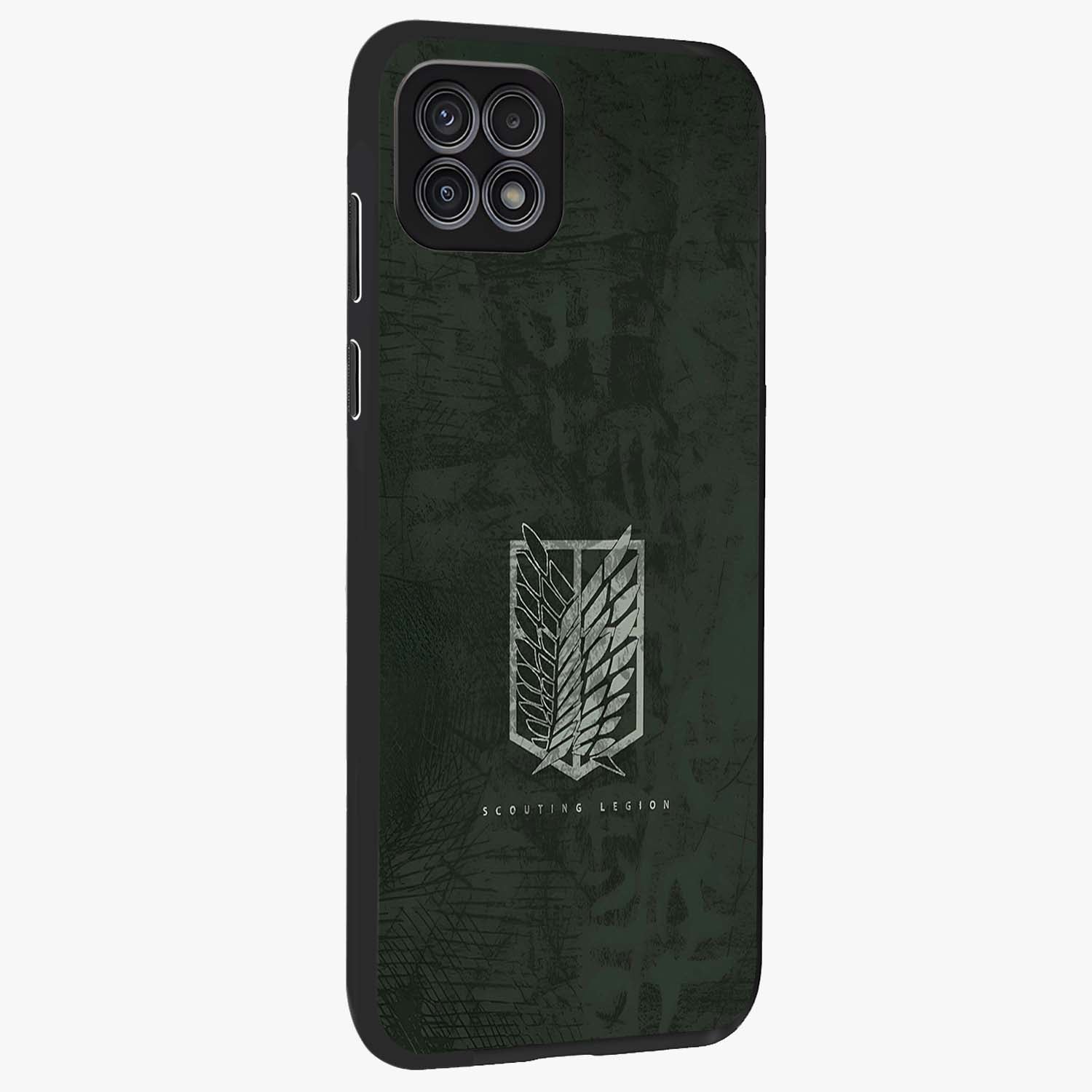 Wings Of Freedom Glass Case upright view showcasing powerful wings artwork with freedom themed design.