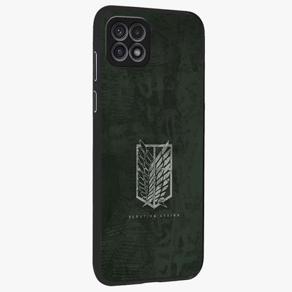 Wings Of Freedom Glass Case upright view showcasing powerful wings artwork with freedom themed design.