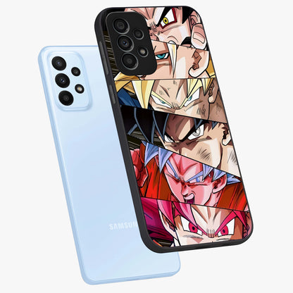Anime Character Glass Case displayed in angled mockup highlighting colorful anime character illustration.