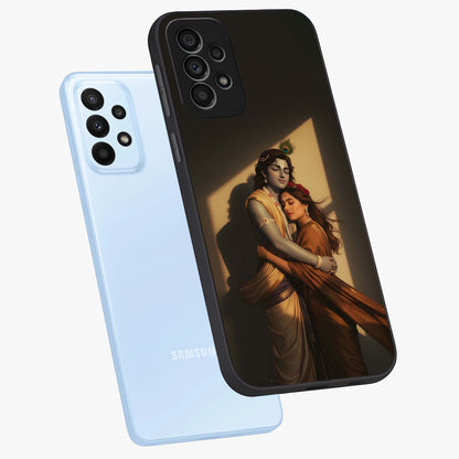 Divine Eternal Love Glass Case displayed in angled mockup highlighting elegant divine inspired design with peaceful aesthetic.