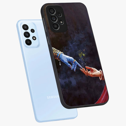 Divine Touch Eternal Glass Case displayed in angled mockup highlighting elegant divine inspired design with calm aesthetic style.