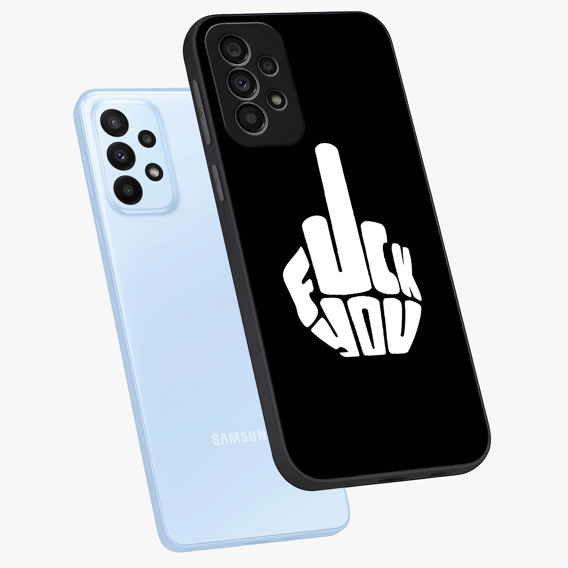 Rebel Mode On Glass Case displayed in angled mockup highlighting edgy text design with modern street aesthetic.