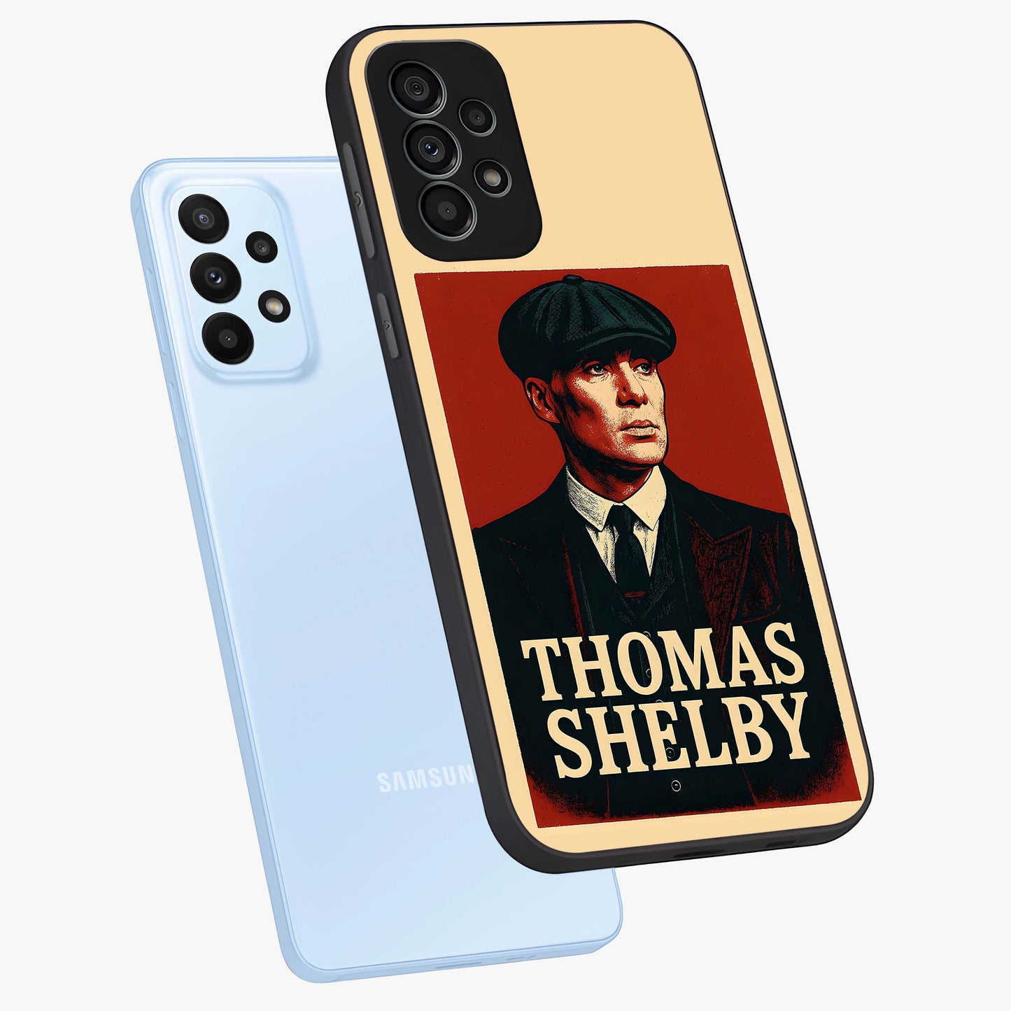 Vintage Mafia Authority Glass Case displayed in angled mockup highlighting powerful retro design with classic gangster aesthetic.