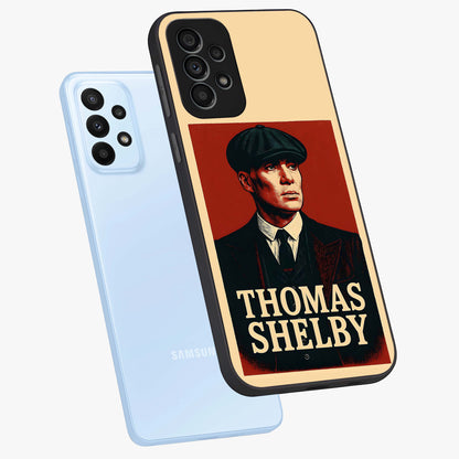 Vintage Mafia Authority Glass Case displayed in angled mockup highlighting powerful retro design with classic gangster aesthetic.
