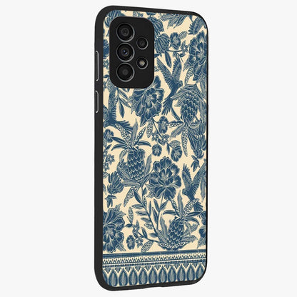 Heirloom Wild Bloom Glass Case upright view showcasing delicate wildflower artwork with timeless floral theme.