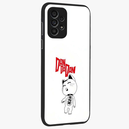 Playful Spirit Charm Glass Case upright view showcasing vibrant charm artwork with fun artistic theme.