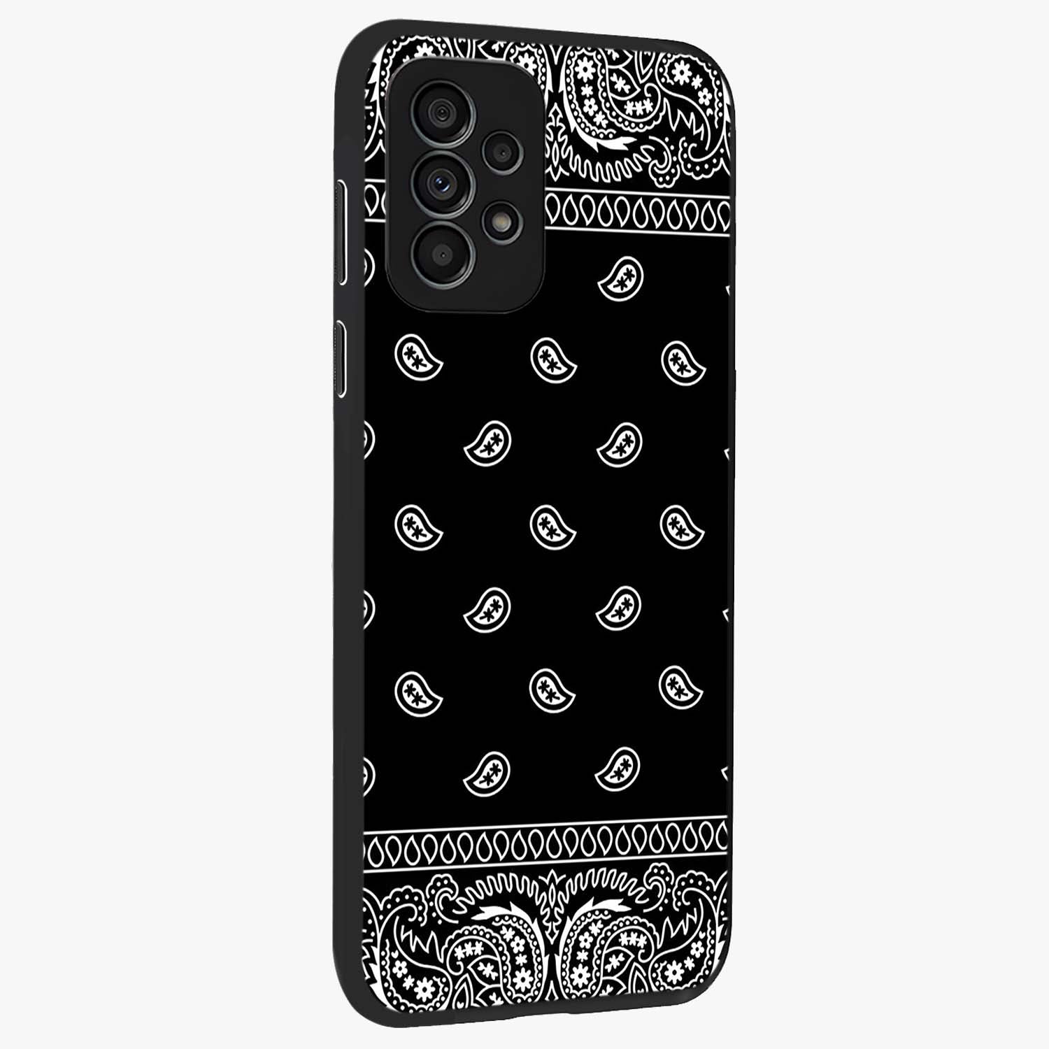 Retro Rebel Threads Glass Case upright view showcasing stylish vintage artwork with bold retro theme.