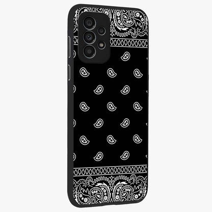 Retro Rebel Threads Glass Case upright view showcasing stylish vintage artwork with bold retro theme.