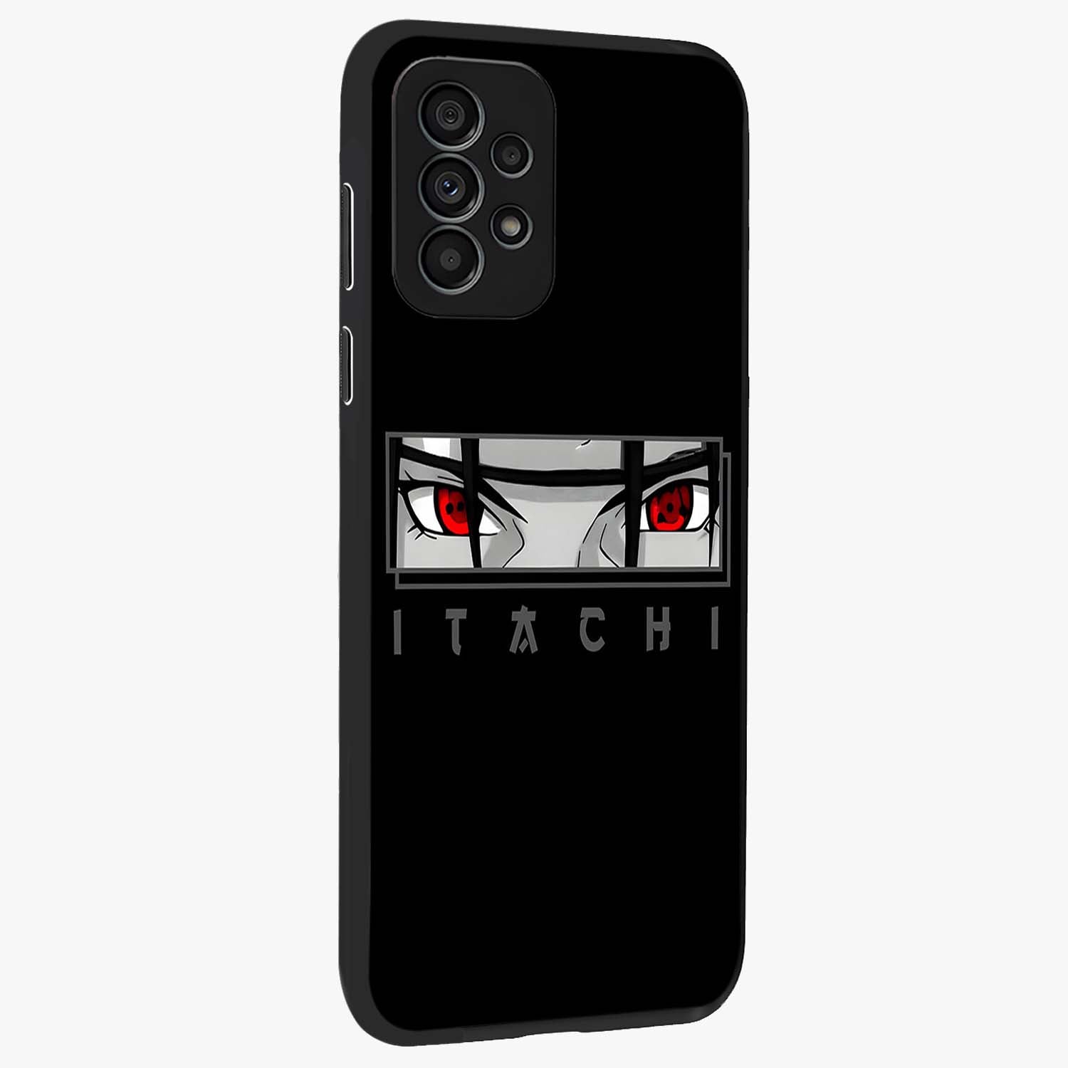 Scarlet Gaze Dominance Glass Case upright view showcasing powerful dramatic artwork with dominant artistic theme.