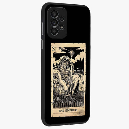 The Empress Glass Case upright view showcasing powerful empress themed artwork with luxurious artistic theme.