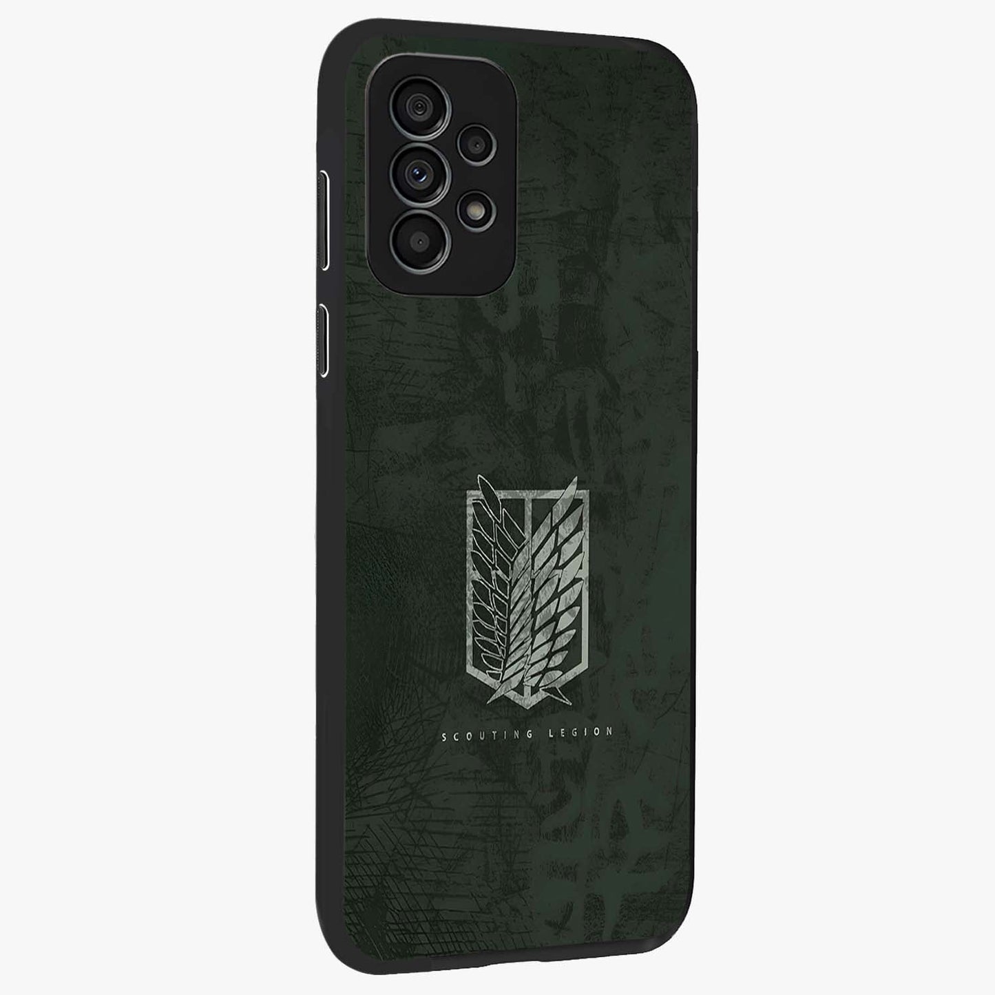 Wings Of Freedom Glass Case upright view showcasing powerful wings artwork with freedom themed design.