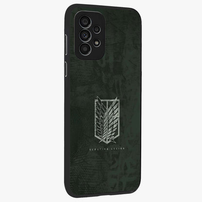 Wings Of Freedom Glass Case upright view showcasing powerful wings artwork with freedom themed design.