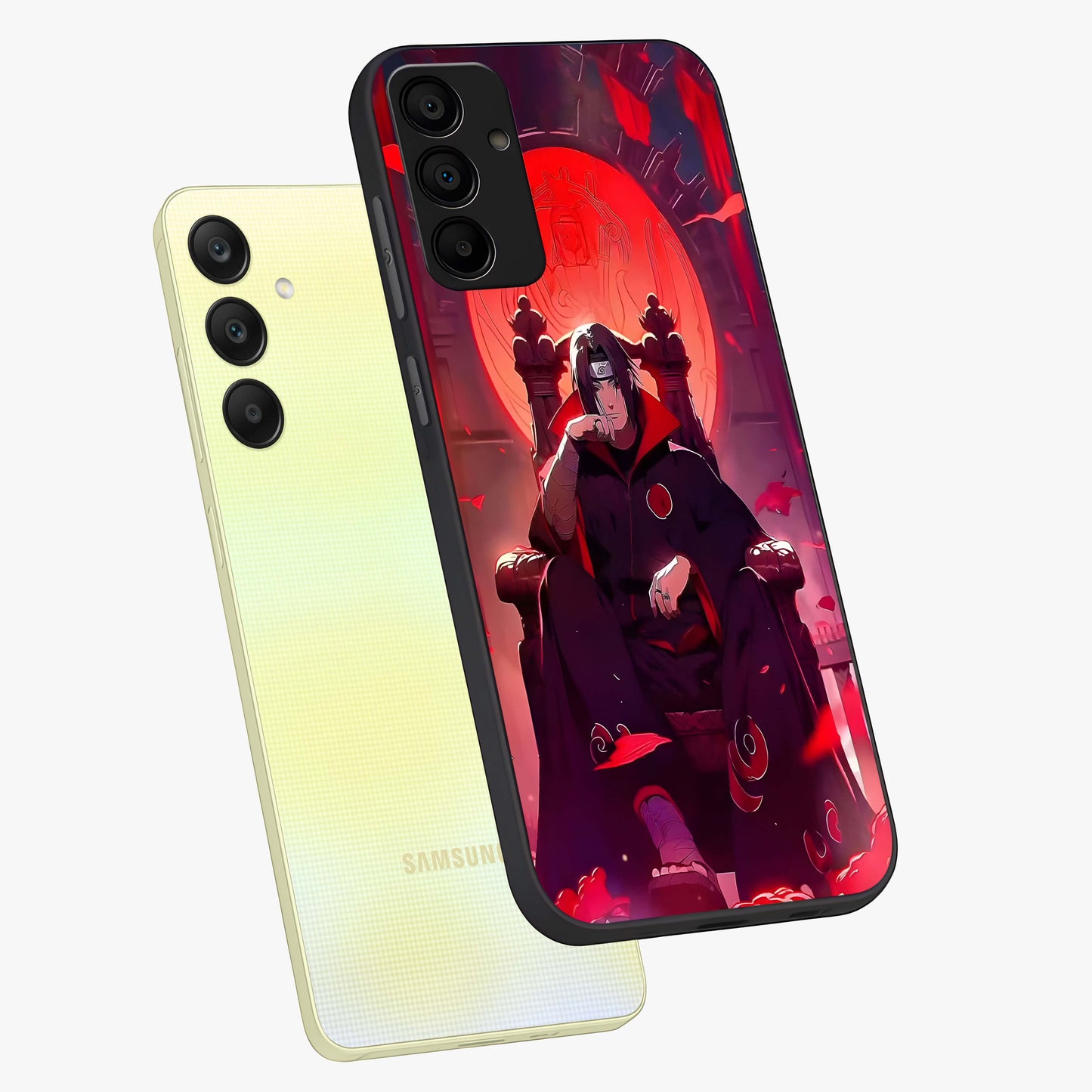 Blood Moon Sovereign Glass Case displayed in angled mockup highlighting dark celestial moon design and dramatic theme.