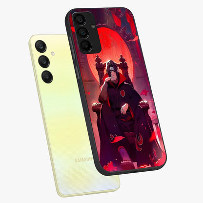 Blood Moon Sovereign Glass Case displayed in angled mockup highlighting dark celestial moon design and dramatic theme.