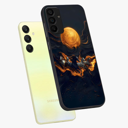 Golden Royal Heritage Glass Case displayed in angled mockup highlighting luxurious heritage design with golden aesthetic style.