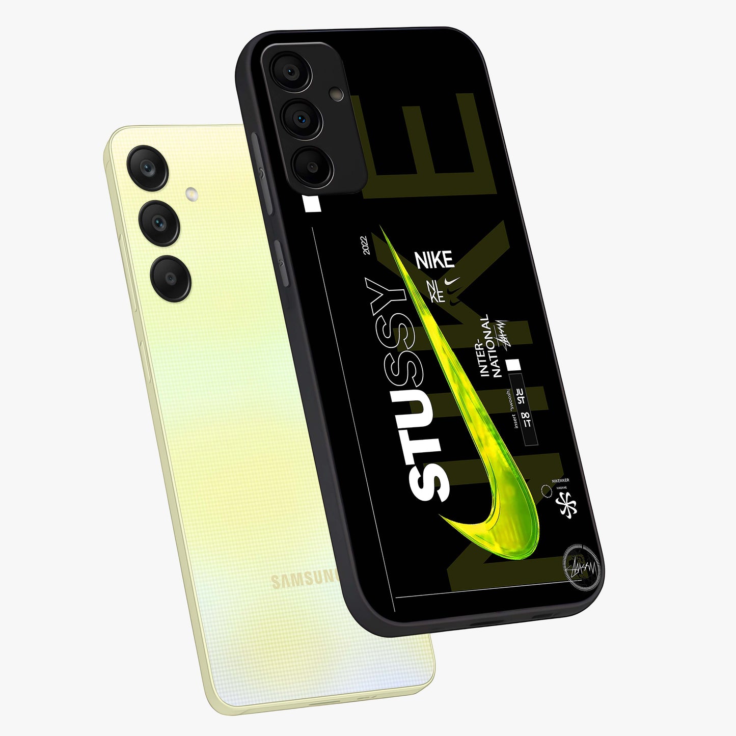 Neon Street Edition Glass Case displayed in angled mockup highlighting vibrant urban design with bold street aesthetic.