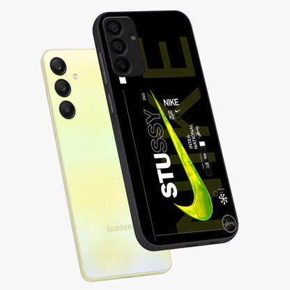 Neon Street Edition Glass Case displayed in angled mockup highlighting vibrant urban design with bold street aesthetic.