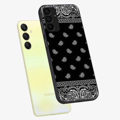 Retro Rebel Threads Glass Case displayed in angled mockup highlighting retro inspired graphic design with rebellious aesthetic.