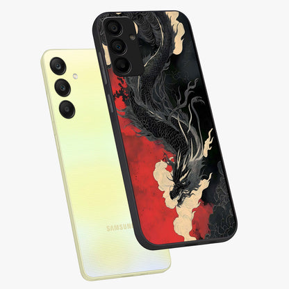 Shadow Dragon Fury Glass Case displayed in angled mockup highlighting powerful dragon illustration with dark fantasy aesthetic.