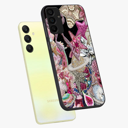 Starlit Jewel Dream Glass Case displayed in angled mockup highlighting glowing celestial jewel design with dreamy aesthetic.
