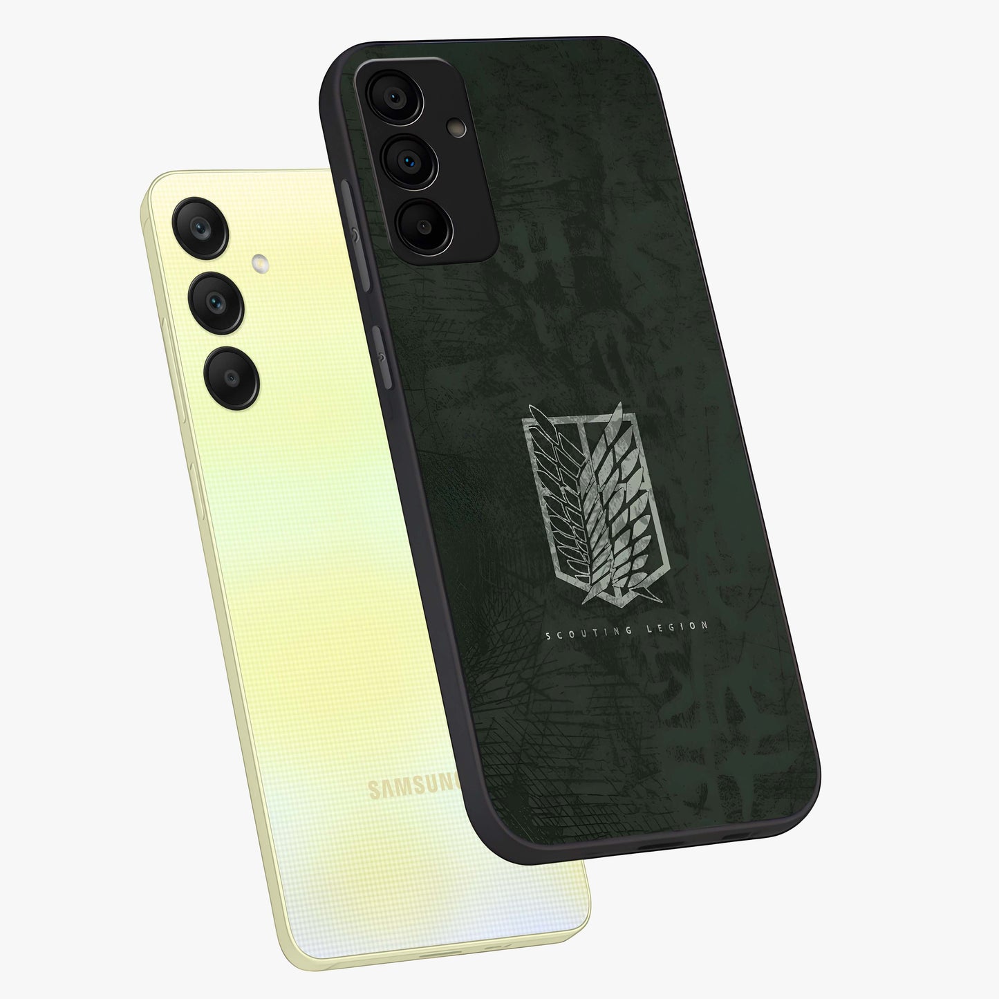 Wings Of Freedom Glass Case displayed in angled mockup highlighting graceful wing design with inspirational aesthetic.