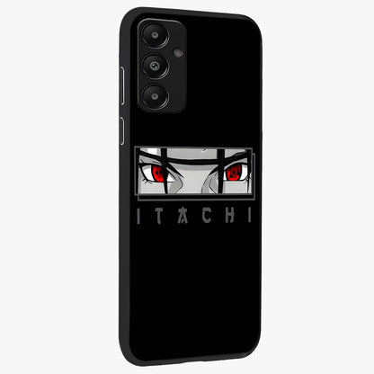 Scarlet Gaze Dominance Glass Case upright view showcasing powerful dramatic artwork with dominant artistic theme.