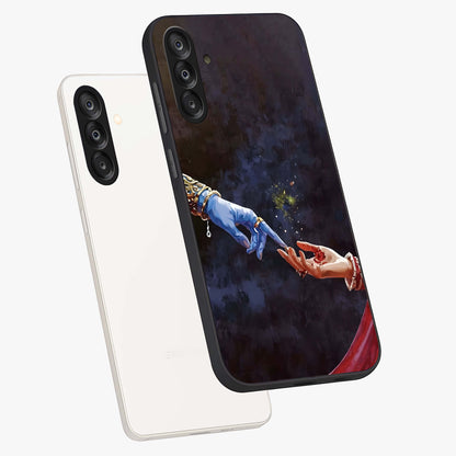 Divine Touch Eternal Glass Case displayed in angled mockup highlighting elegant divine inspired design with calm aesthetic style.