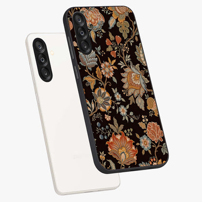 Vintage Floral Dream Glass Case displayed in angled mockup highlighting elegant vintage flower design with soft aesthetic style.