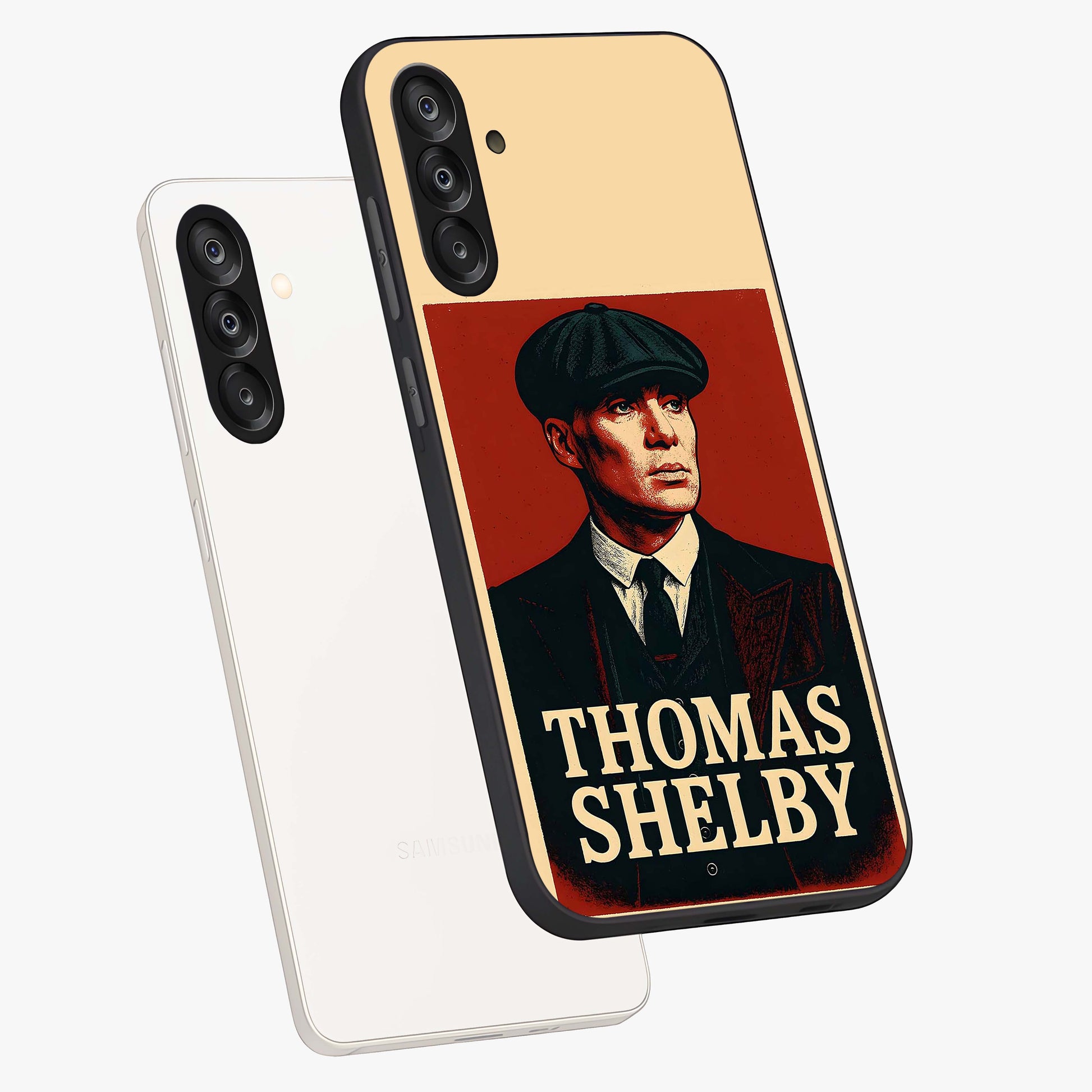 Vintage Mafia Authority Glass Case displayed in angled mockup highlighting powerful retro design with classic gangster aesthetic.