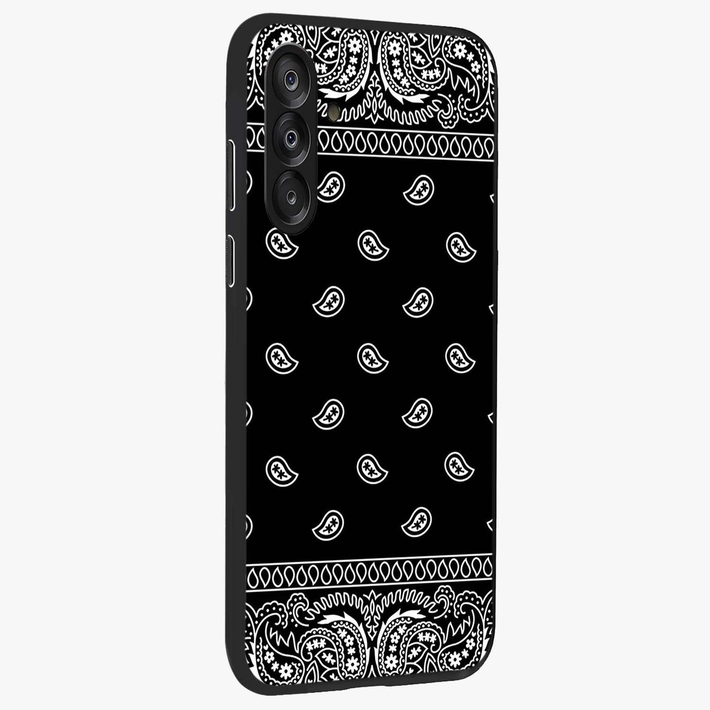 Retro Rebel Threads Glass Case upright view showcasing stylish vintage artwork with bold retro theme.